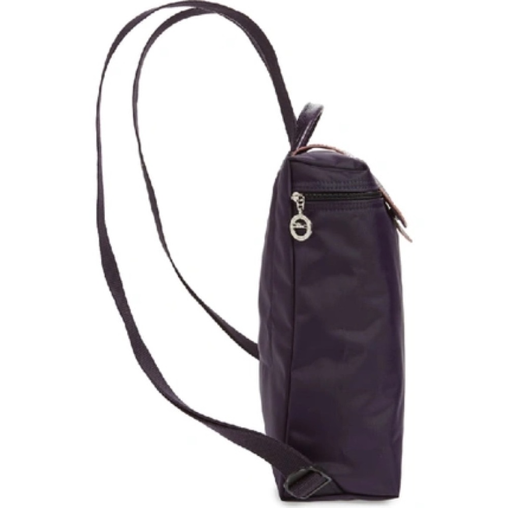New Longchamp Le Pliage Club Backpack in Bilberry - Picture 3 of 8